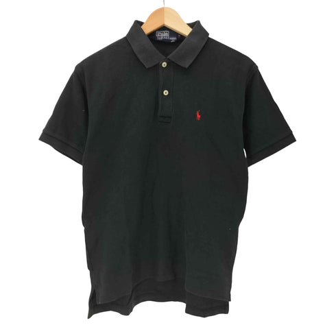 ポロバイラルフローレン Polo by RALPH LAUREN 90s 赤ポニー 半袖 ポロ シャツ フェード メンズ import:M