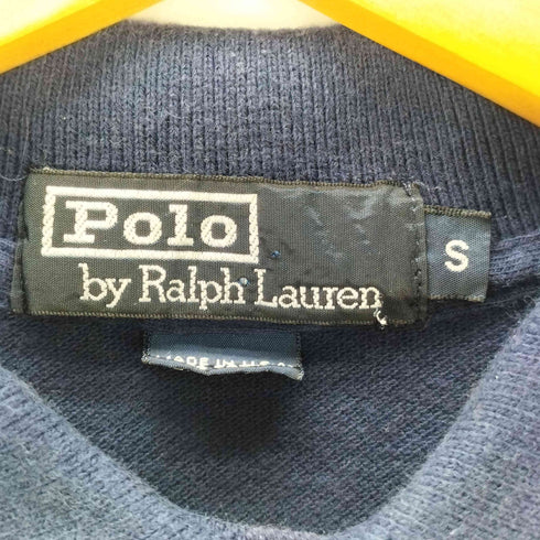 ポロバイラルフローレン Polo by RALPH LAUREN 90s USA製 赤ポニー 半袖 ポロ シャツ フェード メンズ import:S