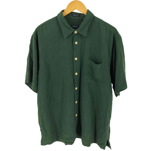 アイゾッド IZOD 90-00s WASHABLE SILK 半袖 シャツ メンズ XL