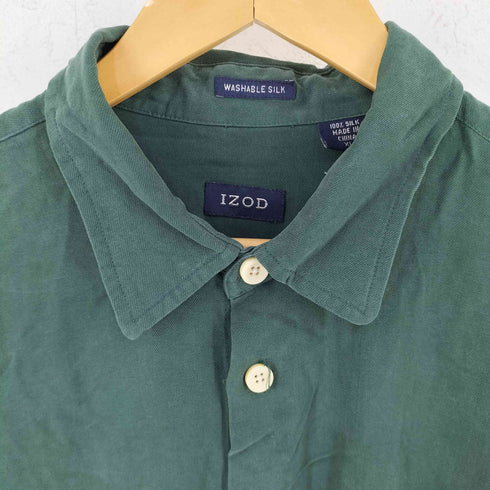 アイゾッド IZOD 90-00s WASHABLE SILK 半袖 シャツ メンズ XL