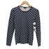 マリメッコ marimekko フィンランド製 水玉 ドット クルーネック L/S Tシャツ レディース import:XS