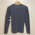 マリメッコ marimekko フィンランド製 水玉 ドット クルーネック L/S Tシャツ レディース import:XS