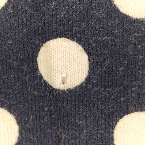 マリメッコ marimekko フィンランド製 水玉 ドット クルーネック L/S Tシャツ レディース import:XS