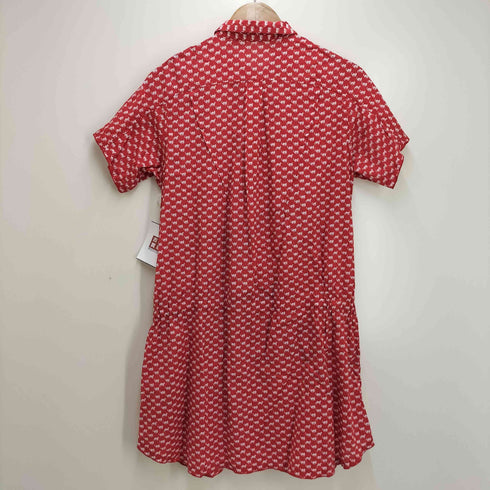 アンダーカバー UNDERCOVER 猫 総柄 シャツ ワンピース レディース JPN:M