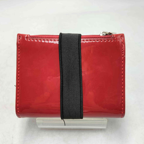グラウンドワイ Ground Y ENAMEL THREEFOLD MINI WALLET エナメル 三つ折り ミニ ウォレット メンズ