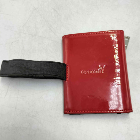 グラウンドワイ Ground Y ENAMEL THREEFOLD MINI WALLET エナメル 三つ折り ミニ ウォレット メンズ