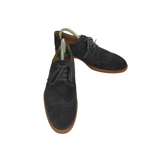 ルイヴィトン LOUIS VUITTON ウィングチップ スウェードレザーローカットシューズ メンズ 6 2/1