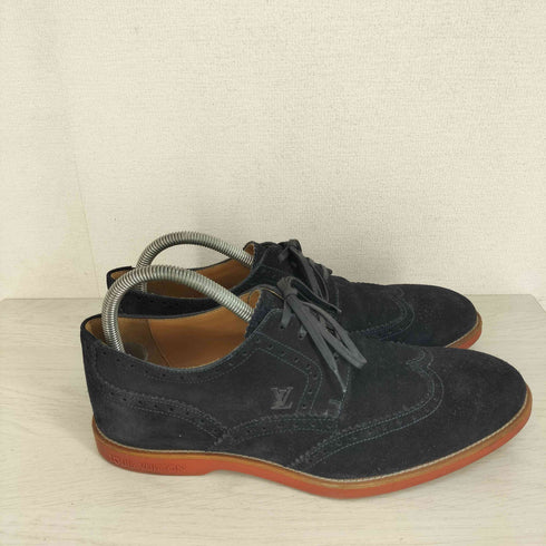 ルイヴィトン LOUIS VUITTON ウィングチップ スウェードレザーローカットシューズ メンズ 6 2/1