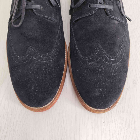 ルイヴィトン LOUIS VUITTON ウィングチップ スウェードレザーローカットシューズ メンズ 6 2/1