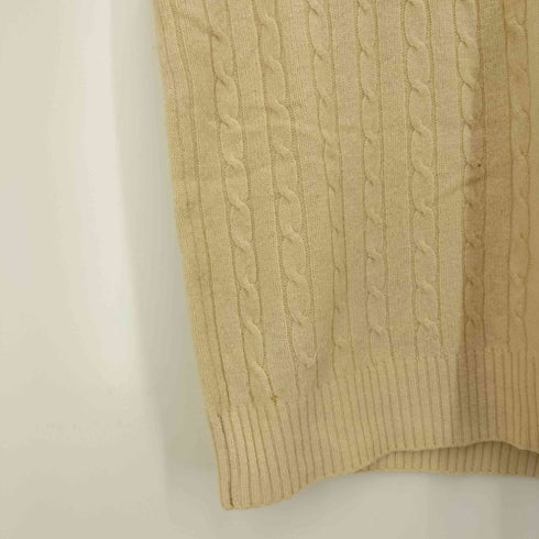 トミーヒルフィガーゴルフ TOMMY HILFIGER GOLF ロゴ刺繍 ケーブル ニット ベスト メンズ import:M