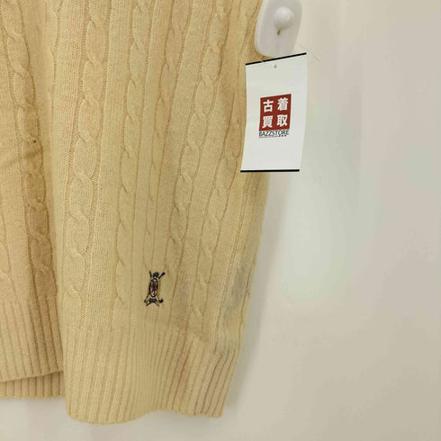 トミーヒルフィガーゴルフ TOMMY HILFIGER GOLF ロゴ刺繍 ケーブル ニット ベスト メンズ import:M