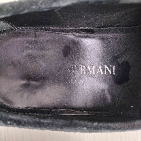 エンポリオアルマーニ EMPORIO ARMANI ビジネス スウェードレザーローファー メンズ 39 ½