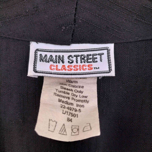 MAIN STREET USA製 ポリレーヨン 1B テーラードジャケット メンズ L