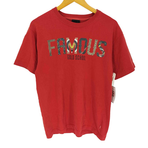 FAMOUS GOLD SCHOOL プリント S/S クルーネック Tシャツ メンズ import:L