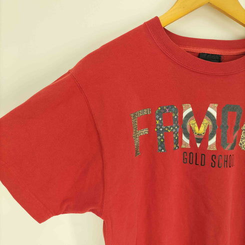 FAMOUS GOLD SCHOOL プリント S/S クルーネック Tシャツ メンズ import:L