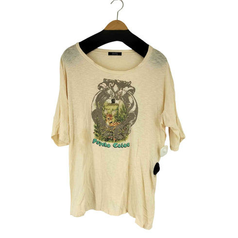アンダーカバーイズム UNDERCOVERISM 鹿 PSYCHO COLOR フロントプリント S/S Tシャツ メンズ FREE