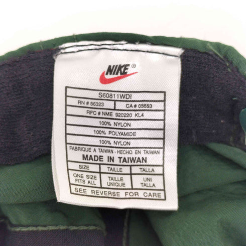 ナイキ NIKE 90S 銀タグ スウッシュロゴ スナップバック ナイロン キャップ メンズ