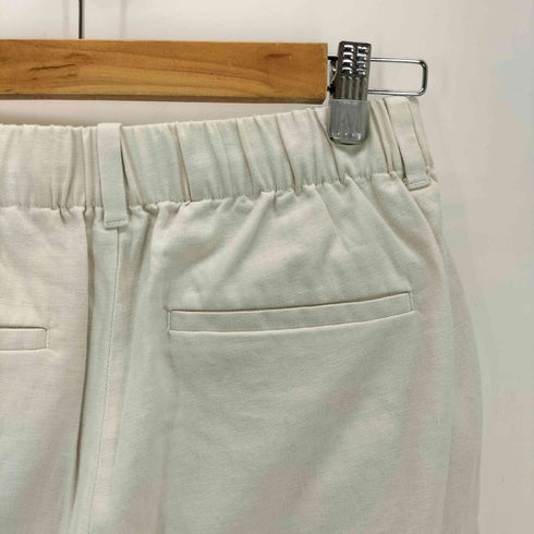 ユニクロ UNIQLO 26SS リネンブレンドストレートパンツ レディース L9