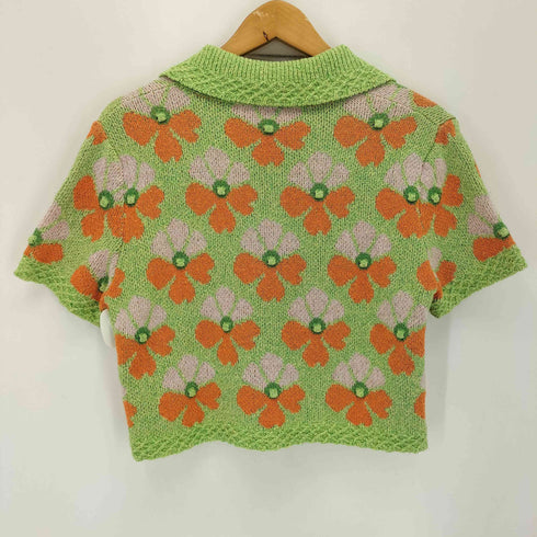 ザラ ZARA 花柄 S/S カーディガン レディース 28