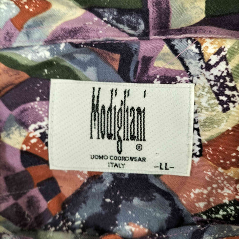 Modigliani 90s 総柄 長袖シャツ メンズ LL