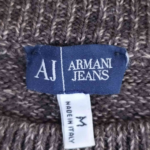 アルマーニジーンズ ARMANI JEANS 90s ウール ヘンプ ニット メンズ M