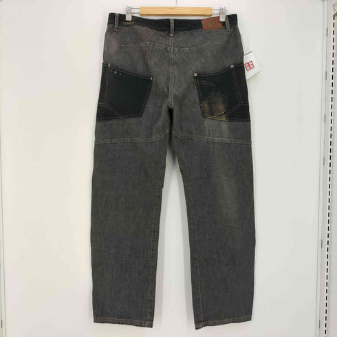 バランスウェアデザイン balanceweardesign 00s 切替 立体裁断 Tech Combo Denim テックコンボデニム メンズ JPN:XL