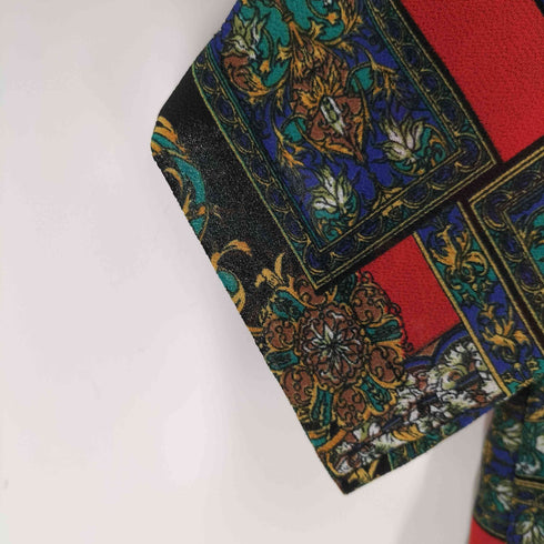 総柄 シアー S/Sボックスシャツ レディース