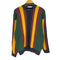 トミーヒルフィガー TOMMY HILFIGER 90-00s ケーブル切替 マルチカラーニット メンズ M