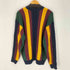 トミーヒルフィガー TOMMY HILFIGER 90-00s ケーブル切替 マルチカラーニット メンズ M
