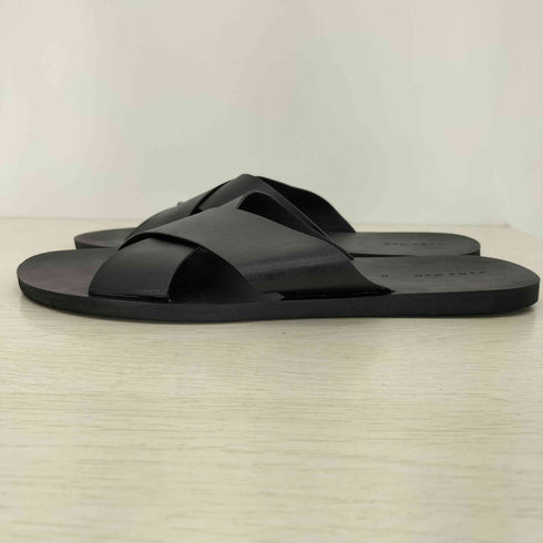 ザラマン ZARA MAN クロスストラップ レザーサンダル メンズ EUR:43