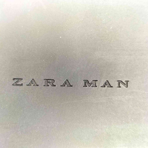 ザラマン ZARA MAN クロスストラップ レザーサンダル メンズ EUR:43