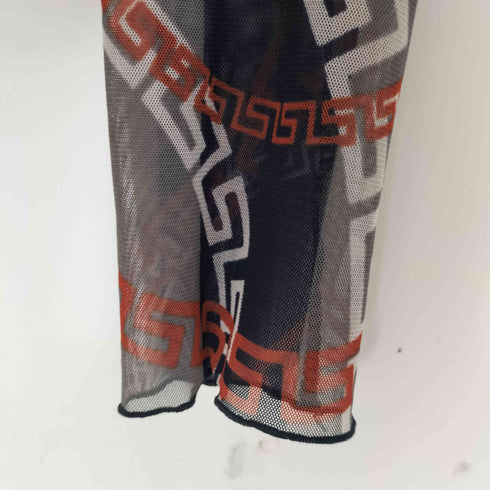 mini 総柄シアートップス パワーネット レディース