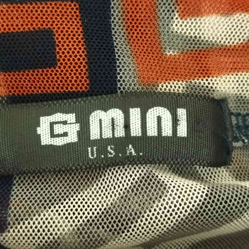 mini 総柄シアートップス パワーネット レディース