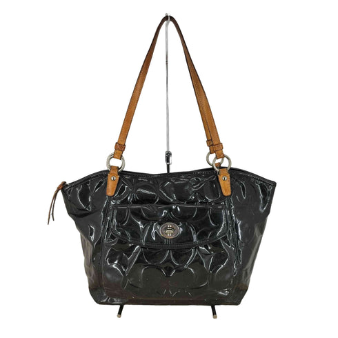 コーチ COACH エナメル シグネチャー トートバッグ レディース