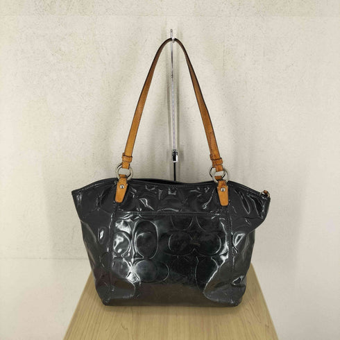 コーチ COACH エナメル シグネチャー トートバッグ レディース