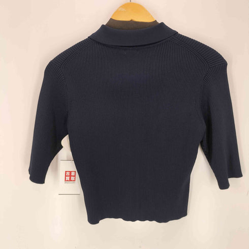 エイチビューティーアンドユースユナイテッドアローズ H BEAUTY & YOUTH UNITED ARROWS リブジップハーフスリーブカーディガン レディース