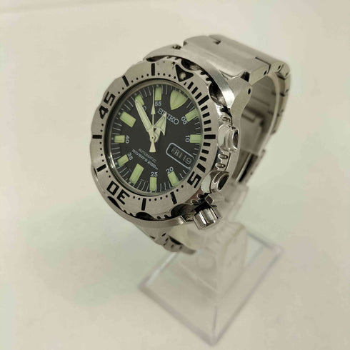 セイコー SEIKO DIVER’S 200m ダイバーズ ブラックモンスター 腕時計 メンズ