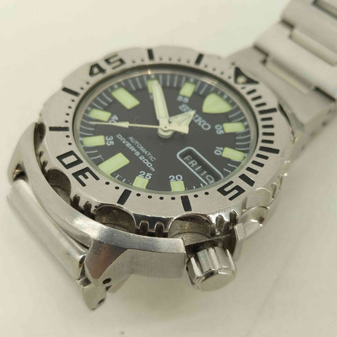 セイコー SEIKO DIVER’S 200m ダイバーズ ブラックモンスター 腕時計 メンズ