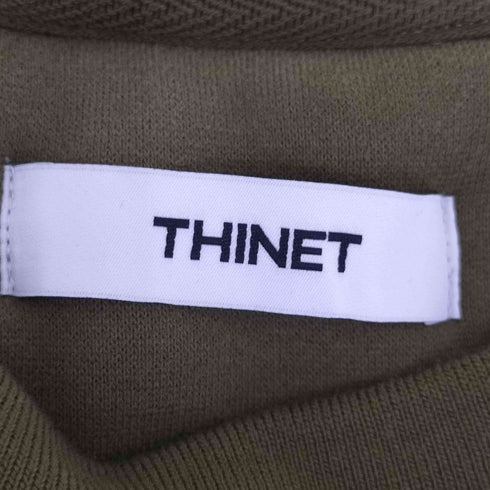 THINET フロッキープリントスウェットプルオーバー メンズ M