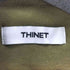 THINET フロッキープリントスウェットプルオーバー メンズ L