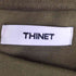 THINET フロッキープリントスウェットプルオーバー メンズ L