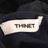 THINET ロゴプリント ハーフジップアノラックジャケット メンズ L