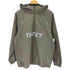 THINET ロゴプリント ハーフジップアノラックジャケット メンズ M
