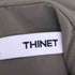 THINET ロゴプリント ハーフジップアノラックジャケット メンズ M