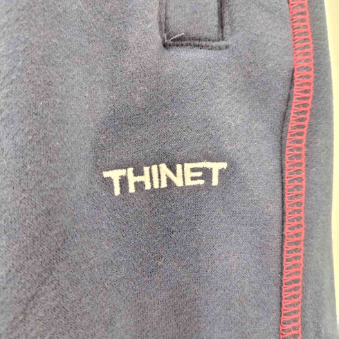 THINET ロゴ刺繍 スウェットジョガーパンツ メンズ L