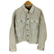 ザラ ZARA ホワイトウォッシュ加工 デニムジャケット メンズ import:L