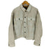 ザラ ZARA ホワイトウォッシュ加工 デニムジャケット メンズ import:L
