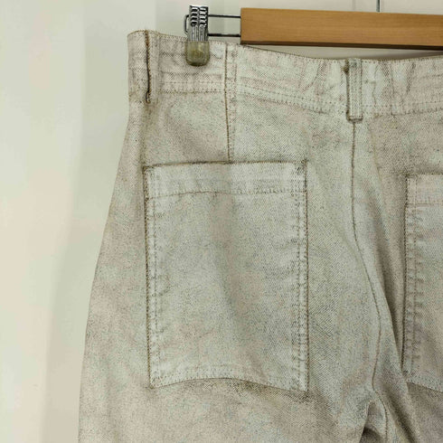 ザラ ZARA ホワイトウォッシュ加工 デニムパンツ メンズ FR:38-40