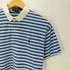 ポロバイラルフローレン Polo by RALPH LAUREN 90S ポニー 刺繍 コットン ボーダー ポロ シャツ メンズ import:M
