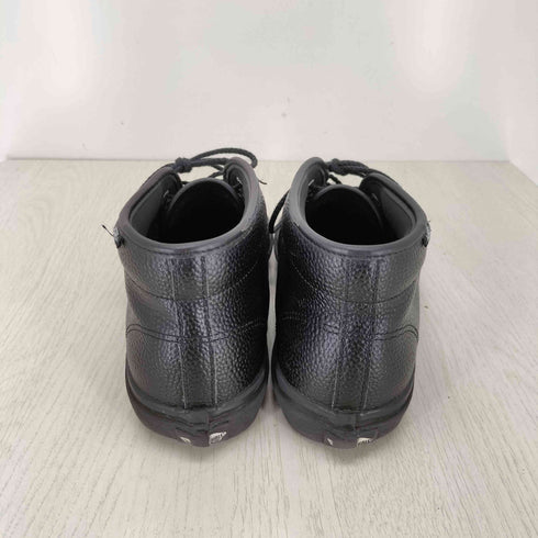 バンズ VANS CHUKKA BLACK レザーチャッカブーツ メンズ 26.5